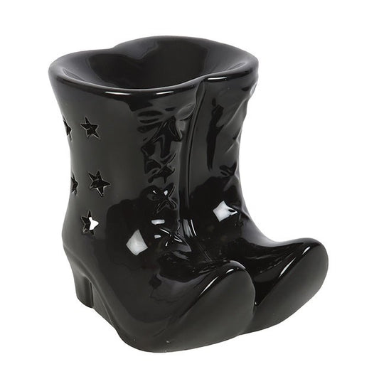 Black Witch Boots Oil Burner