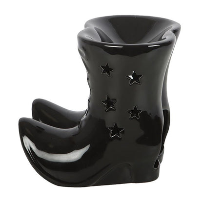 Black Witch Boots Oil Burner