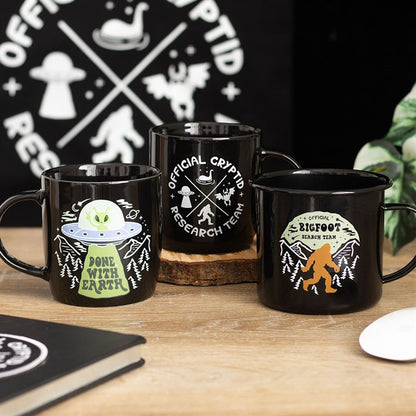 Bigfoot Search Team Enamel Mug
