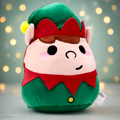 Squidglys Plush Toy - Austin the Elf Christmas Festive Friends