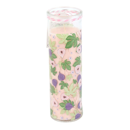 Fig Tree Print Vanilla & Fig Tube Candle