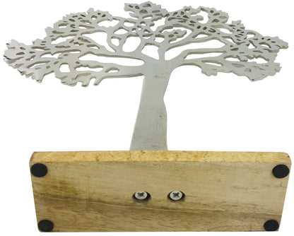 Large Silver Tree Ornament 42cm