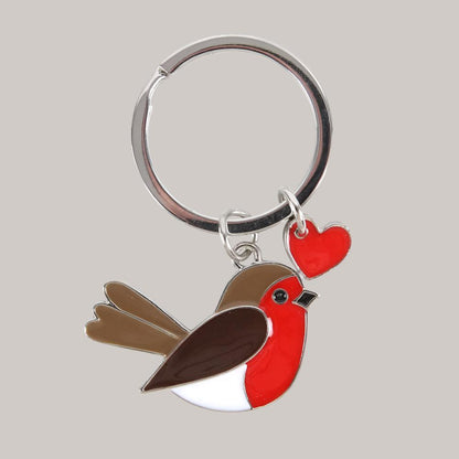 Garden Robin Keyring