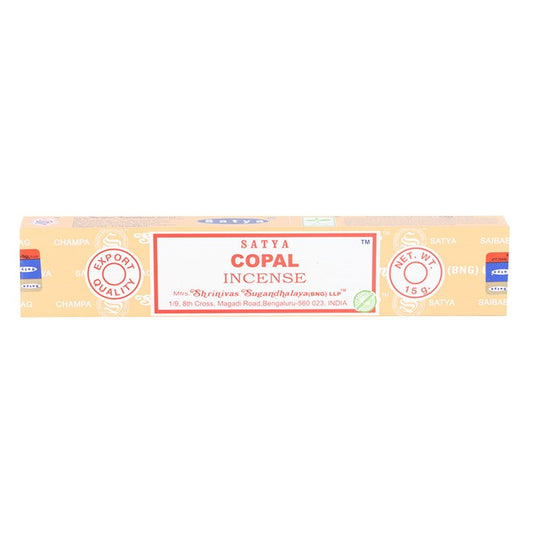 Set of 12 Copal Incense Sticks by Satya (12/50)