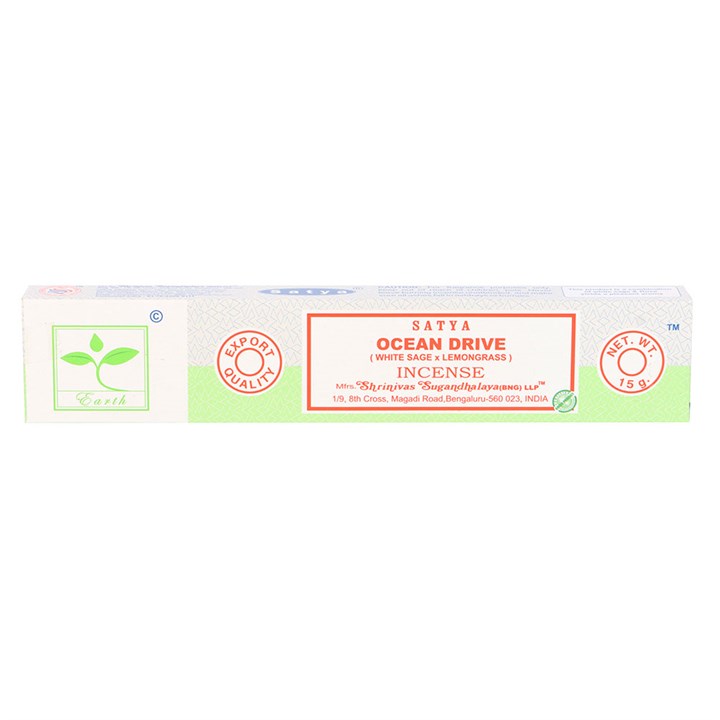 Set of 6 Earth Satya Ocean Drive Incense (12/50)