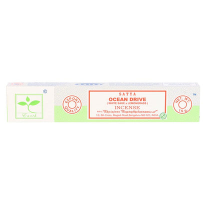 Set of 6 Earth Satya Ocean Drive Incense (12/50)