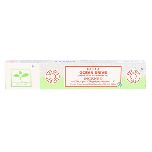 Set of 6 Earth Satya Ocean Drive Incense (12/50)