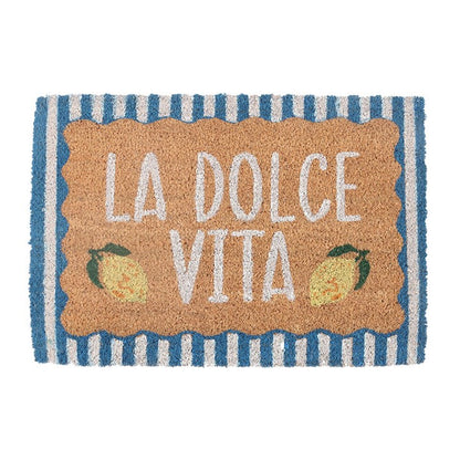 Blue La Dolce Vita Doormat