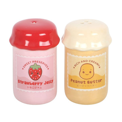 Peanut Butter and Jelly Jar Salt and Pepper Shakers