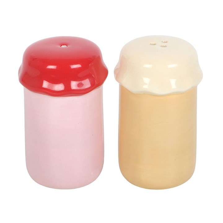 Peanut Butter and Jelly Jar Salt and Pepper Shakers