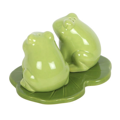 Luna Frog Salt and Pepper Shakers