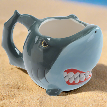 Ceramic Shark Shaped Collectable Mug