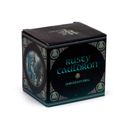 Porcelain Mug - Lisa Parker Rusty Cauldron Cat