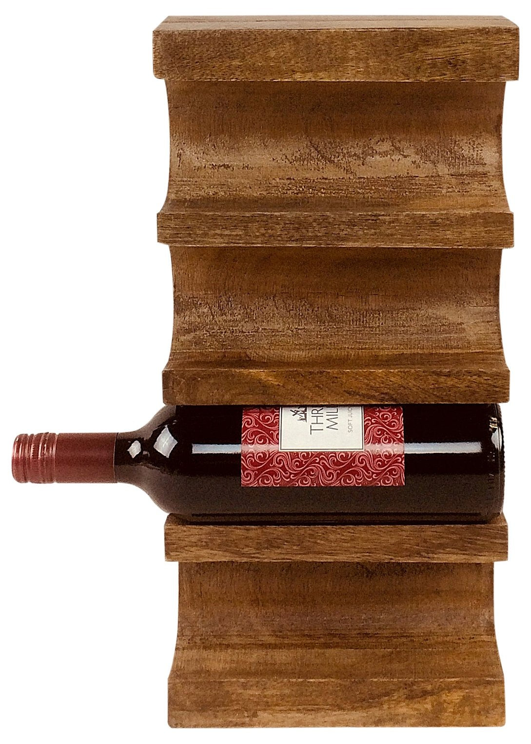Wall Mounted Wooden Wine Rack