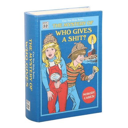 Who Gives a Shit Book Shaped Storage Box by Steven Rhodes