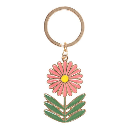 No Rain, No Flowers Keyring