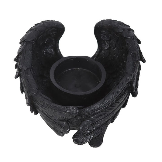 Raven Wings Tealight Candle Holder