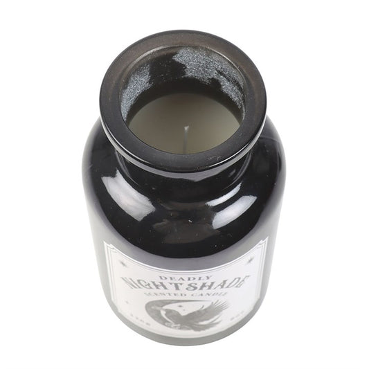 Mystic Raven Deadly Nightshade Apothecary Candle