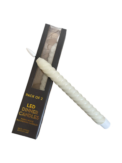 Twist LED Candles Pack of 2