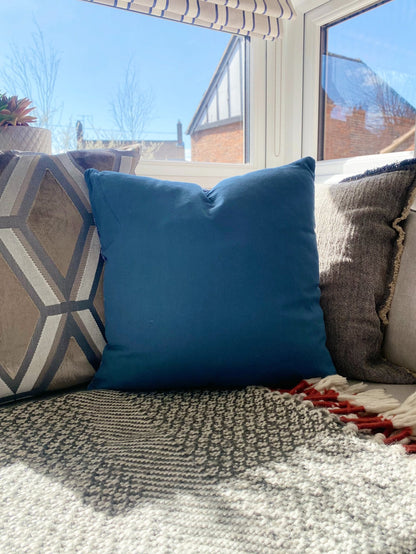 Blue Square Scatter Cushion