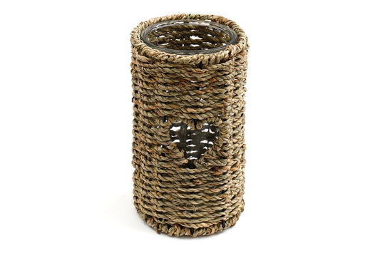Large Seagrass Candle Holder