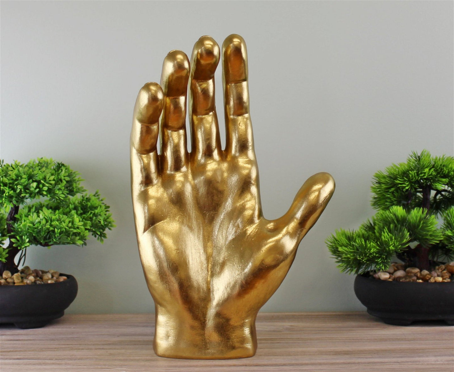 Large Gold Decorative Hand Ornament
