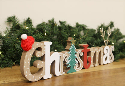 Freestanding Wooden Christmas Decoration