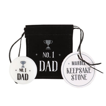 Box of 24 No. 1 Dad Marble Keepsake Stones