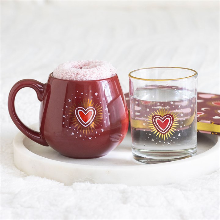 Sacred Heart Mug and Socks Set