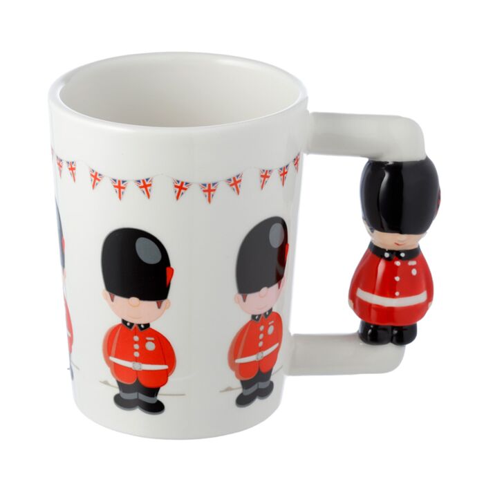 Novelty Ceramic Mug with Guardsman Handle