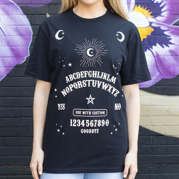 Black Talking Board Unisex T-shirt Size M