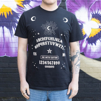 Black Talking Board Unisex T-shirt Size S