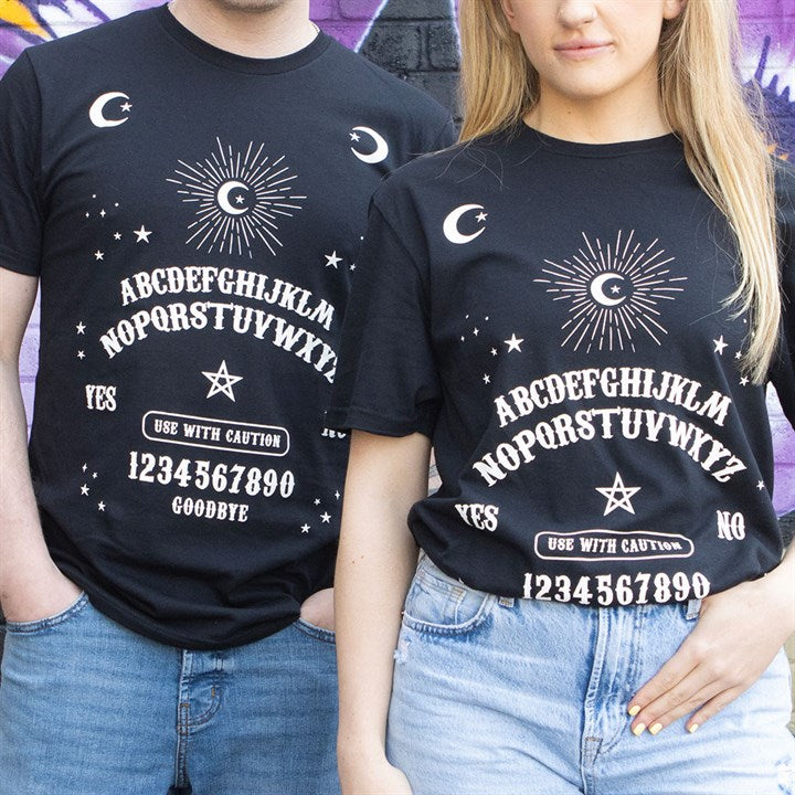 Black Talking Board Unisex T-shirt Size XL