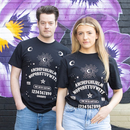 Black Talking Board Unisex T-shirt Size XXL