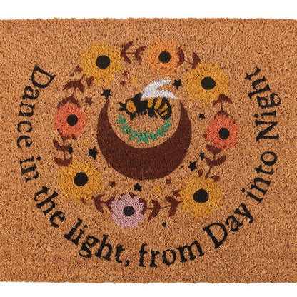 Natural Bee Radiant Doormat