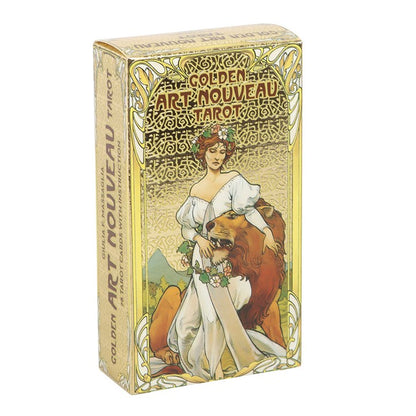 Golden Art Nouveau Tarot Cards