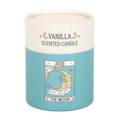 The Moon Vintage Tarot Vanilla Candle