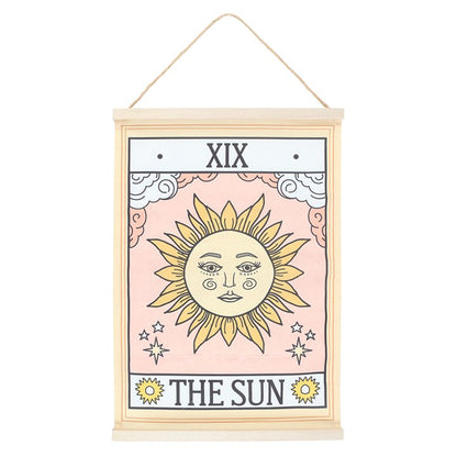 The Sun Vintage Tarot Wall Hanging