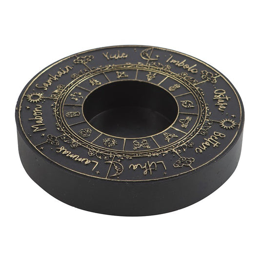 Wheel of the Year Tealight Candle Holder