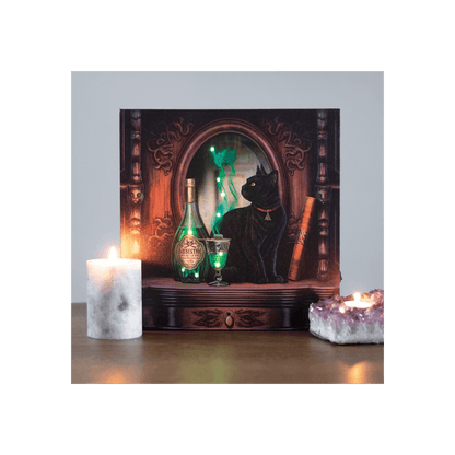 Absinthe Light Up Canvas Plaque by Lisa Parker - DuvetDay.co.uk