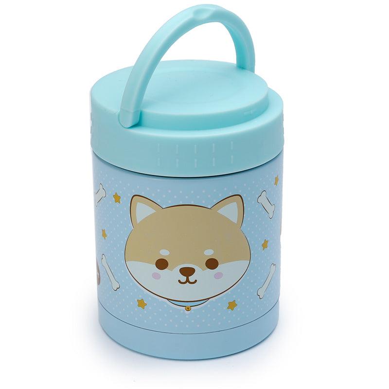 Adoramals Shiba Inu Dog Stainless Steel Insulated Food Snack/Lunch Pot 400ml - DuvetDay.co.uk