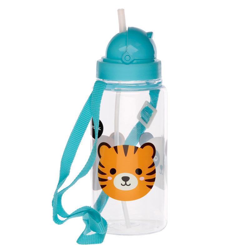 Adoramals Tiger 450ml Children's Water Bottle - DuvetDay.co.uk