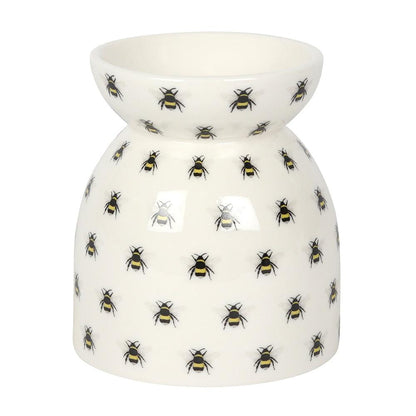 All Over Bee Print Oil Burner - DuvetDay.co.uk
