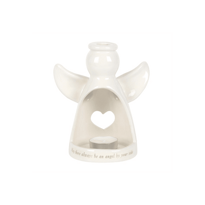 Angel By Your Side Tealight Holder - DuvetDay.co.uk