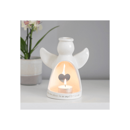 Angel By Your Side Tealight Holder - DuvetDay.co.uk