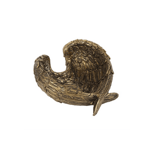 Antique Gold Angel Wing Dish - DuvetDay.co.uk