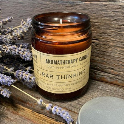 Aromatherapy Candle - Clear Thinking - DuvetDay.co.uk