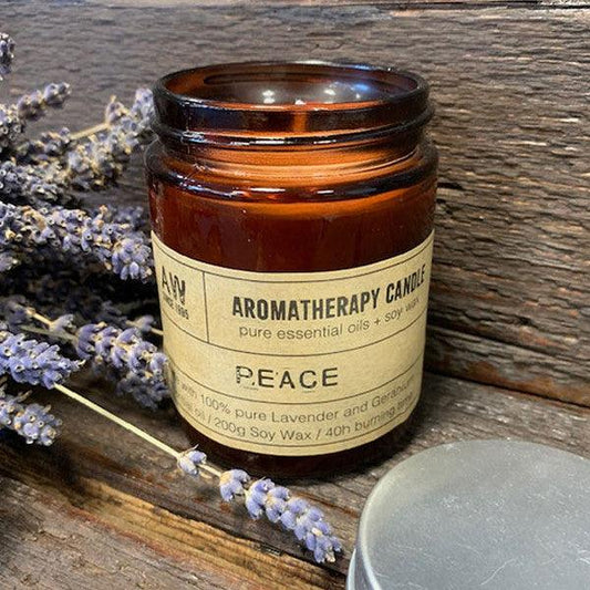 Aromatherapy Candle - Peace - DuvetDay.co.uk