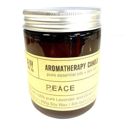 Aromatherapy Candle - Peace - DuvetDay.co.uk