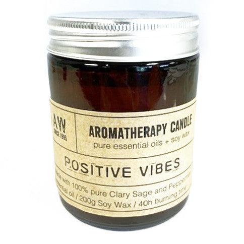 Aromatherapy Candle - Positive Vibes - DuvetDay.co.uk